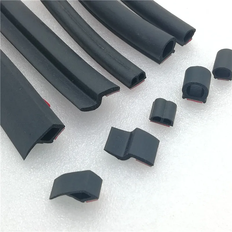 

Car Door Seals P Big Small D Auto Weatherstrips Soundproof Waterproof Rubber Car Sealing Strip Universal For Car Door Trunk Hood