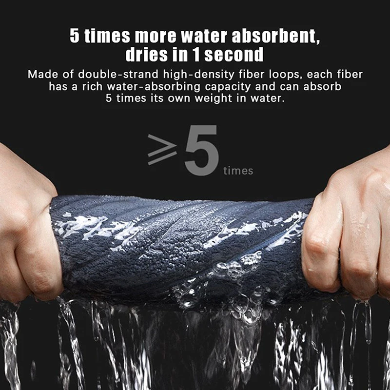 High Quality Chamois leather Coral Fleece Car Cleaning Cloth Towel Thicken Water Absorption Rag High-performance dusting washing