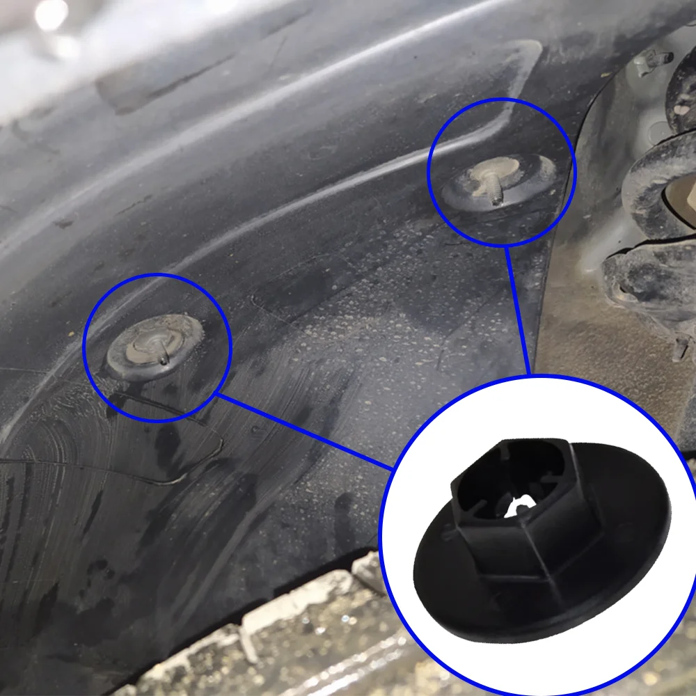 10x Car Wheel Arch Liner Mud Guard Clip Fender Liner MudGuard Nut For KIA Ceed 2012 2013 2014 2015 2016 - 2018 8414526000