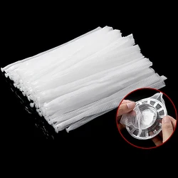 100Pcs Disposable Drain Cover Net Mesh Filter Bag Strainer Kitchen Bathroom Hair Prevent Sink Shower Colanders Strainers Tools