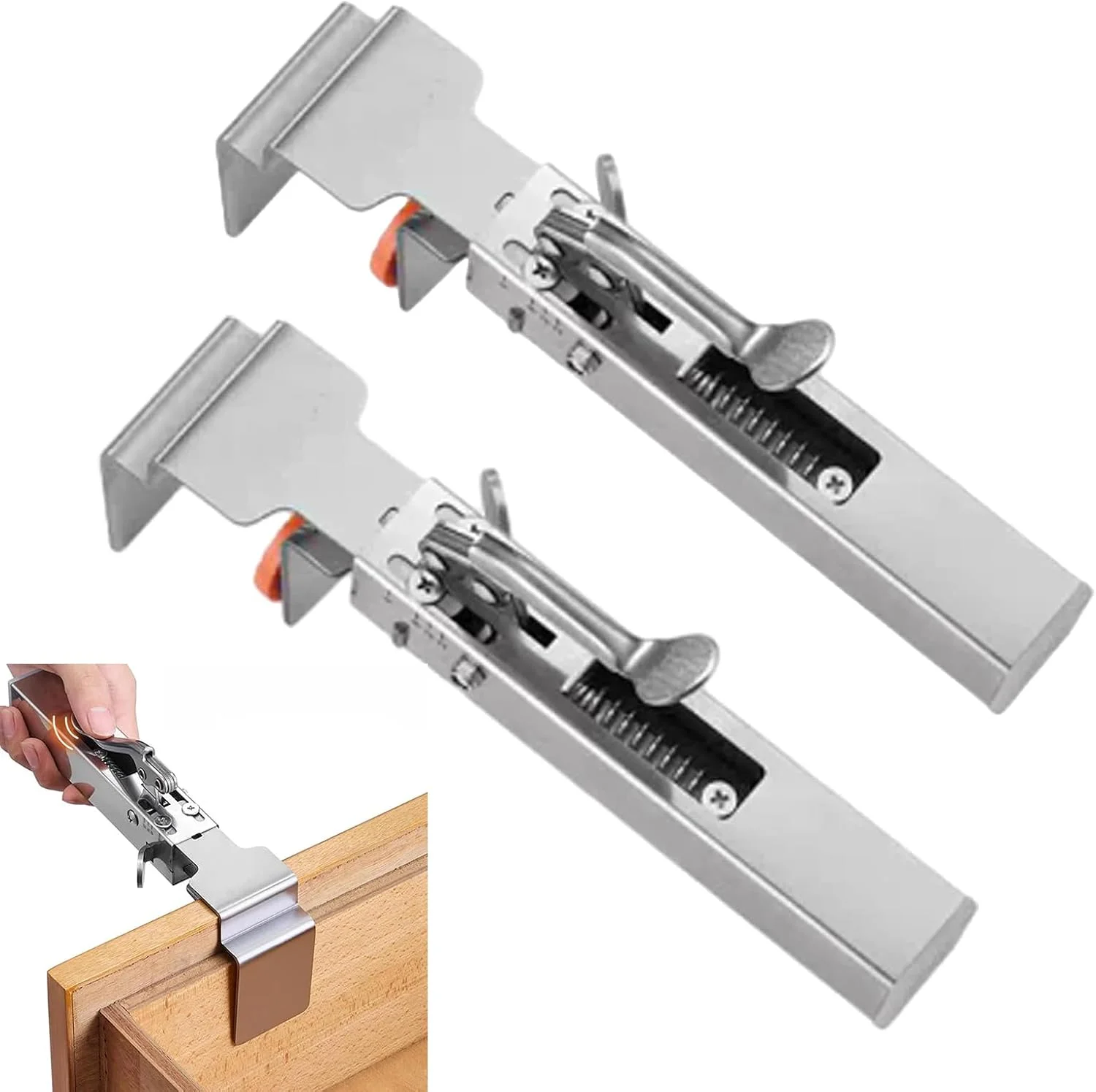 

Adjustable Drawer Fixing Clamp Drawer Front Installation Clamps For Carpenter Household Tables Desks Mount