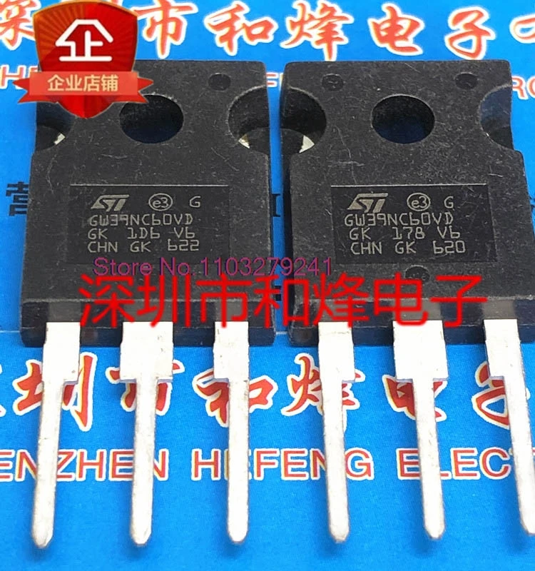 

（5PCS/LOT）GW39NC60VD STGW39NC60VD TO-247 600V40A