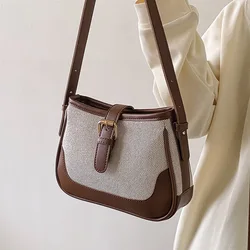 Women PU Leather Shoulder Bags Fashion Tote Handbag Versatile Armpit Bag Lady Underarm Pouch Sling Bag Daily Dating Purse
