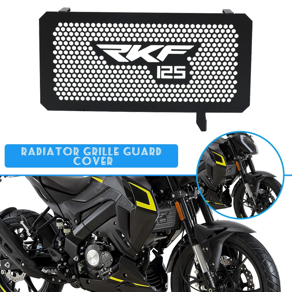 

2018-2024 2023 For Keeway RKF 125 Motorcycle RKF125 Accessories Radiator Guard Grille Grill Cooler Cooling Cover Protection