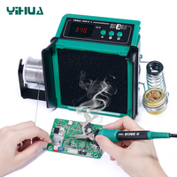 YIHUA 948DQ-II Solder Fume Extractor Soldering Iron 2-in 1 SMD Phone Reapair Rework Station Solder Fume Absorber