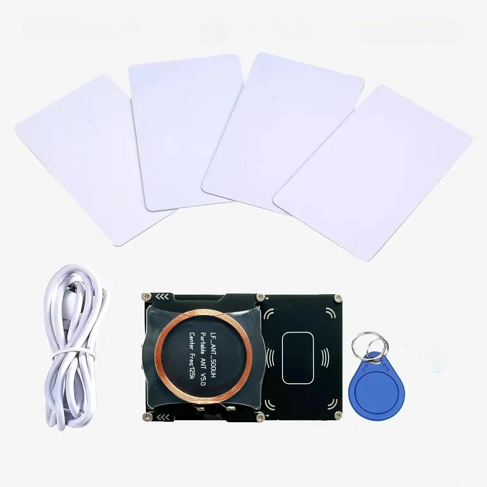Proxmark3 5.0 RFID Card Reader Writer Kit 512M SPI FLASH, IC ID Key Copier Decoder UID S50 RFID Programmer Duplicator Access Con