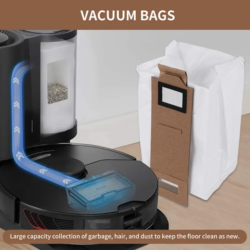 12 حزمة من ملحقات حقيبة الغبار لشاومي Roborock S7 S7 Plus S7 + قطع غيار المكنسة الكهربائية أكياس المكنسة الكهربائية الساخن!