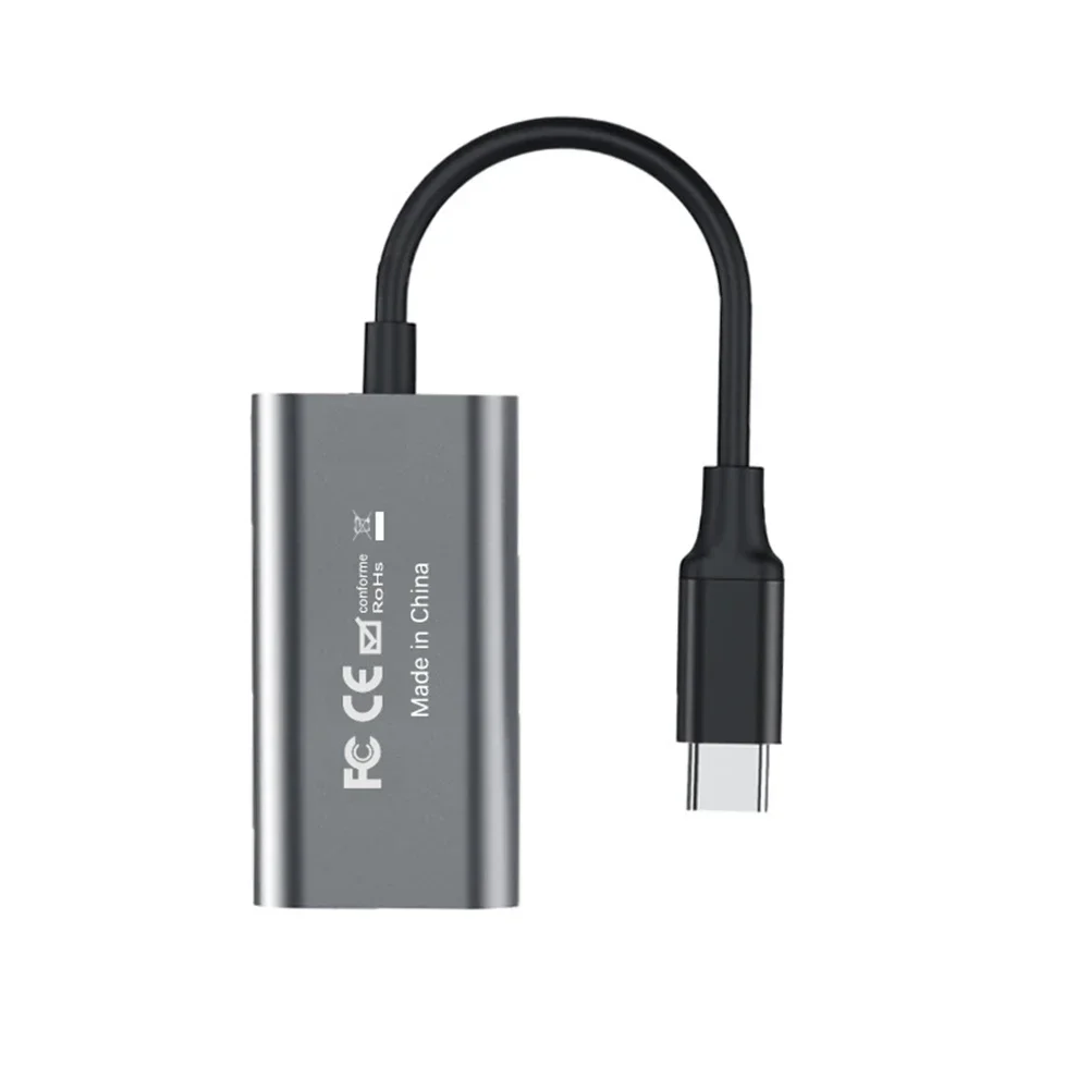 Tarjeta de captura de vídeo 4K tipo C 1080P, grabador de vídeo compatible con HDMI, caja de grabación para Macbook, PS4, grabadora de cámara de juego, transmisión en vivo