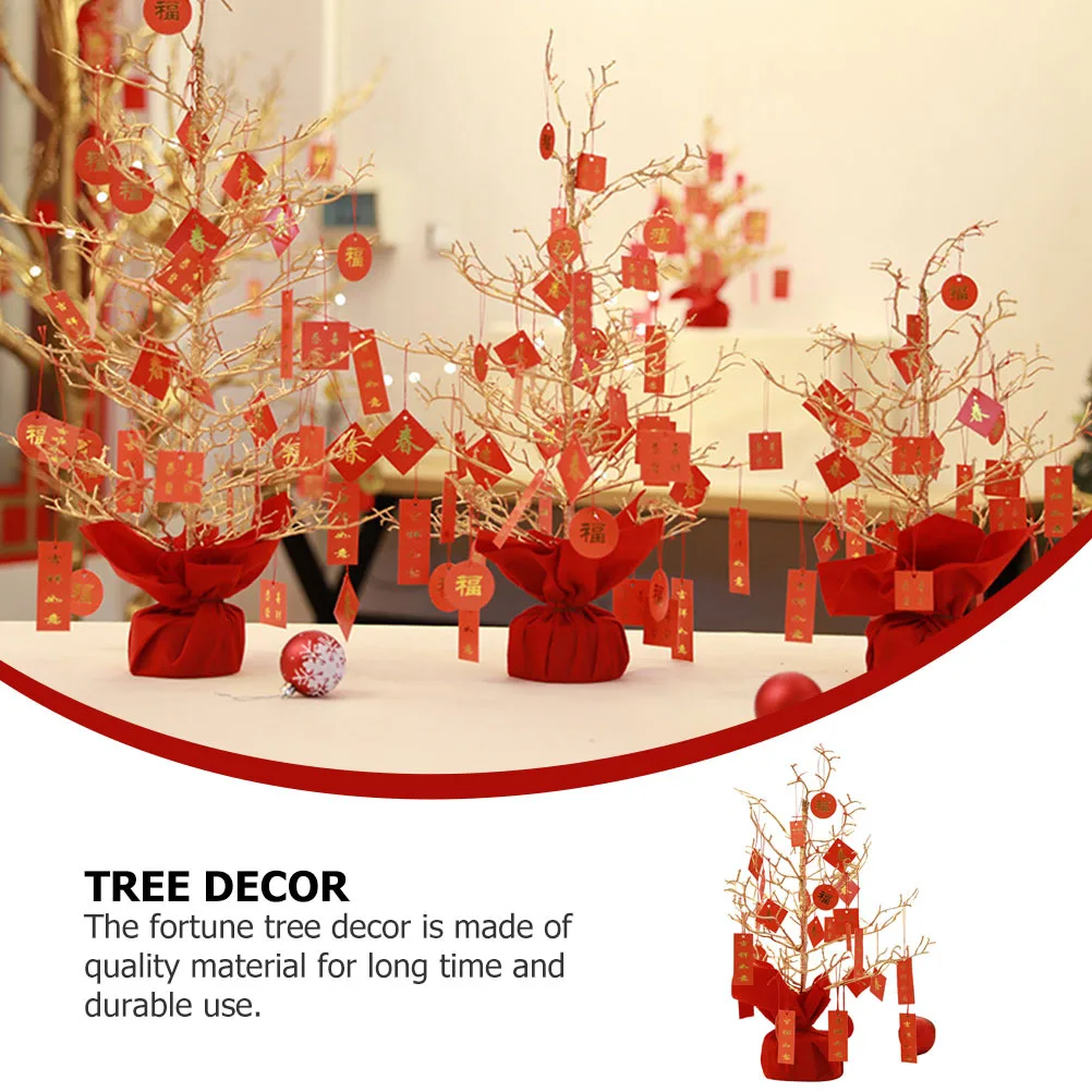 

1Pcs Realistic Fake Money Tree Indoor Desktop Decor Elegant Spring Festival Tabletop Ornament for Living Room Bedroom Mall Bar