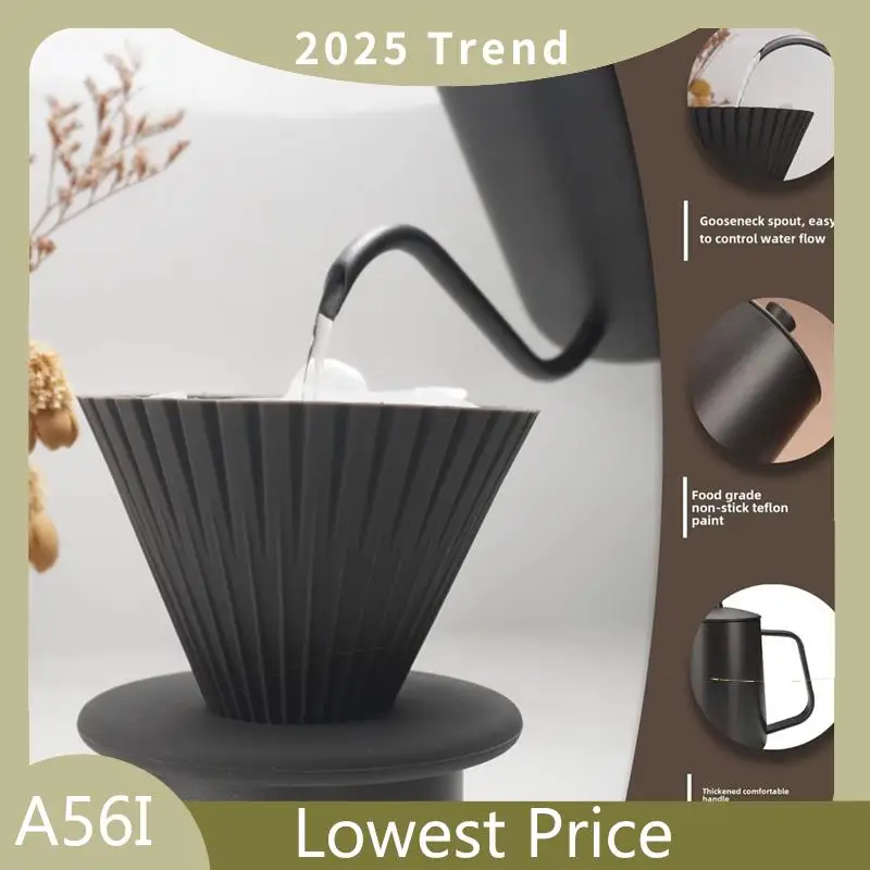 ABDD Portable Drip Coffee Brewing Set - DIY Latte Utensils,Handmade Coffee Pot Gift Box For Home And Office