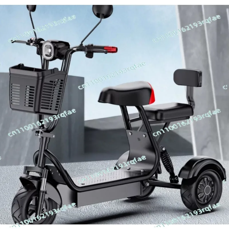 Small battery car Elderly electric scooter Household Elderly scooter Electric tricycle Elderly pick up and drop off children