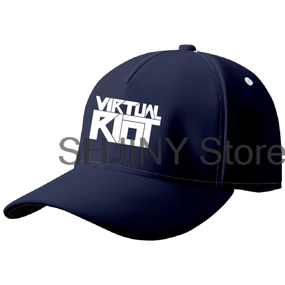 Virtual Riot Merch Logo Print Baseball Caps Women Men Trucker Hat Summer Outdoor Sprots Hats Hip Hop Sun Cap image 4