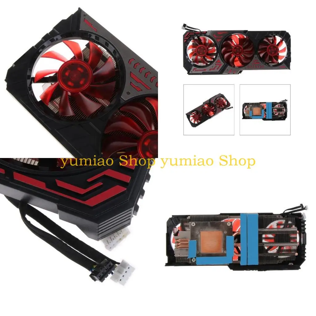 

587B 1PC Graphics Card Cooling VGA Cooler Fan 4Pin 12V for GALAX 2060 2070 2080