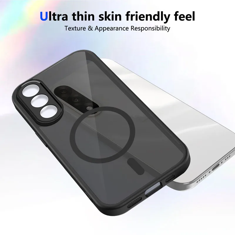 

10PCS Black Matte Magnetic Case For For One plus 15 15R ACE 6T 13 13R 13T 13S NORD 5 CE5 CE6 Magsafe PC Case