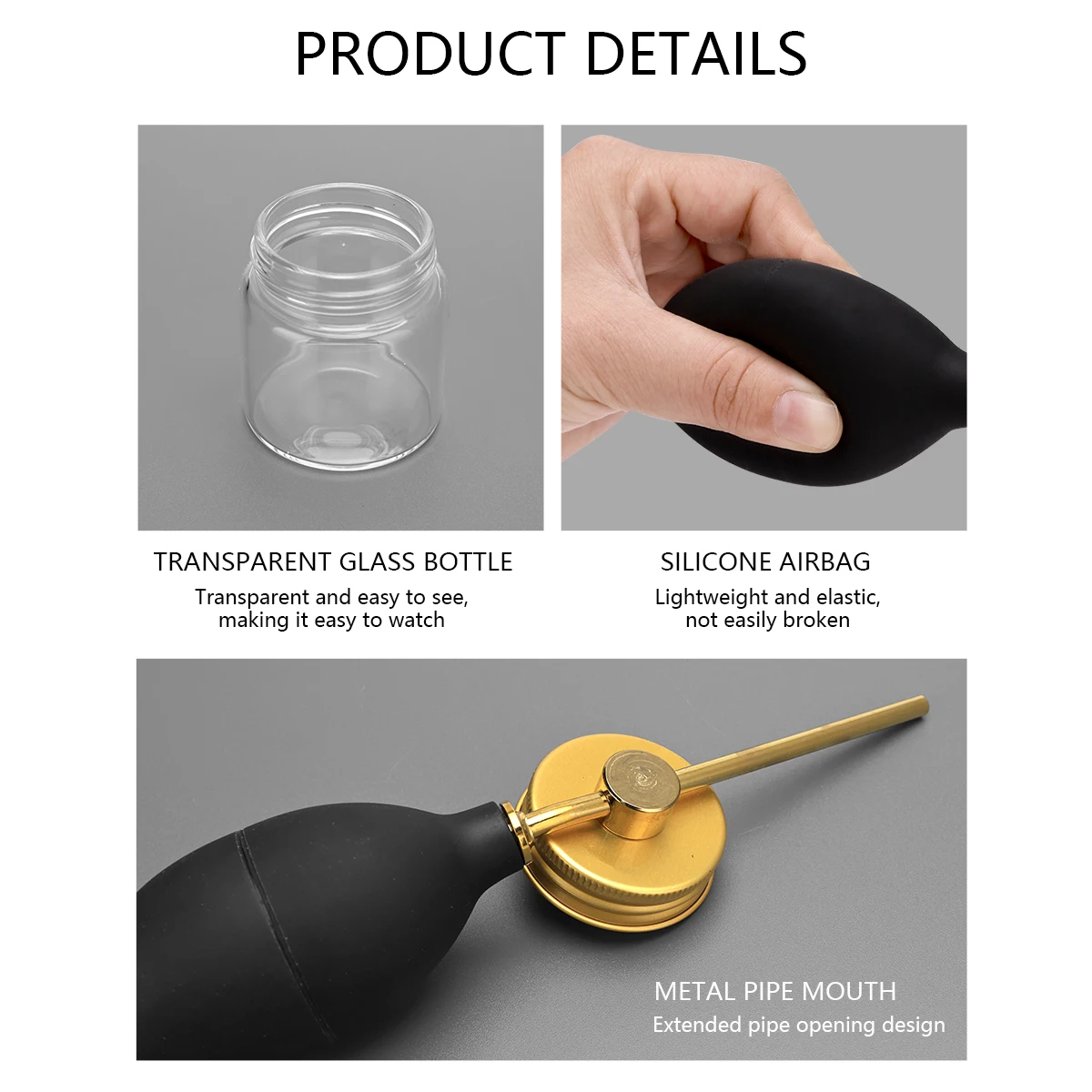 Professional Powder Spray Bottles Portable Hairdressing Tools Hair Building Fiber Spraying Bottle Hair Atomizer for Hair fibers
