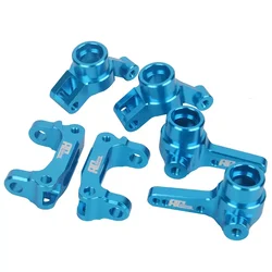 Aluminum Front Rear Uprights Knuckle Arms C-Hubs for Tamiya GF-02 GF-01 WR-02C WR-02CB WR-02G TL-01 WT-01 WT-01N G6-01 Upgrades