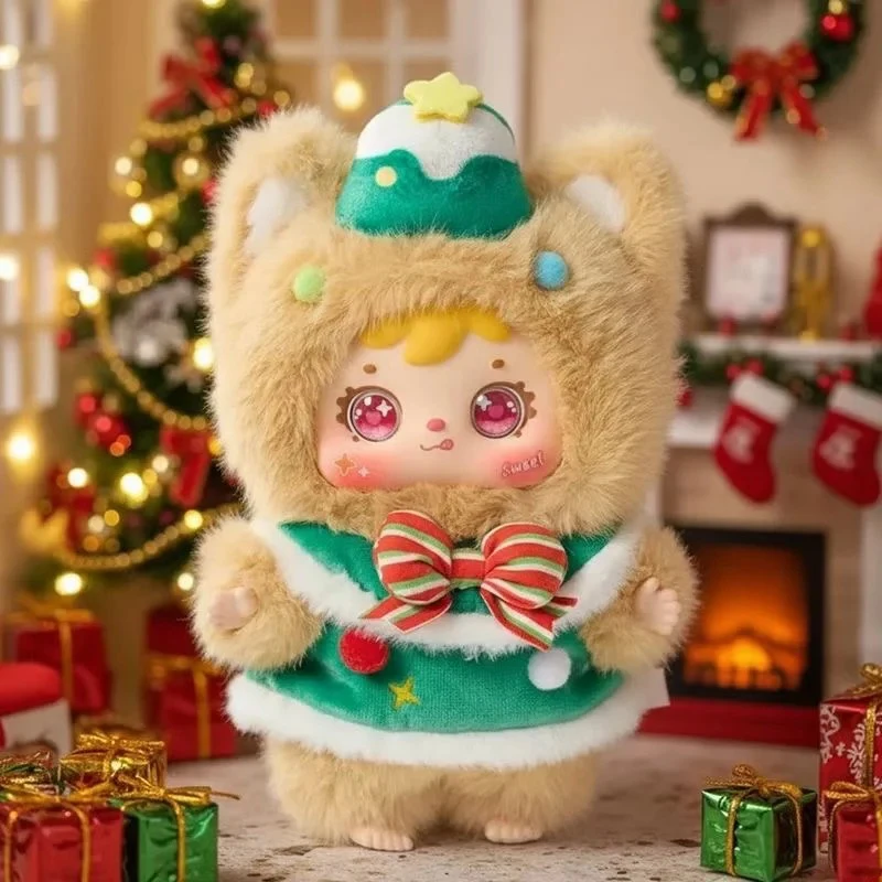 Nuovo MINISO Samuel Joyful Notte Di Natale Peluche Cieco Scatola Bambola Carino Figura Bambola Sorpresa Regali Di Natale Vacanza Cieco Scatola Giocattoli