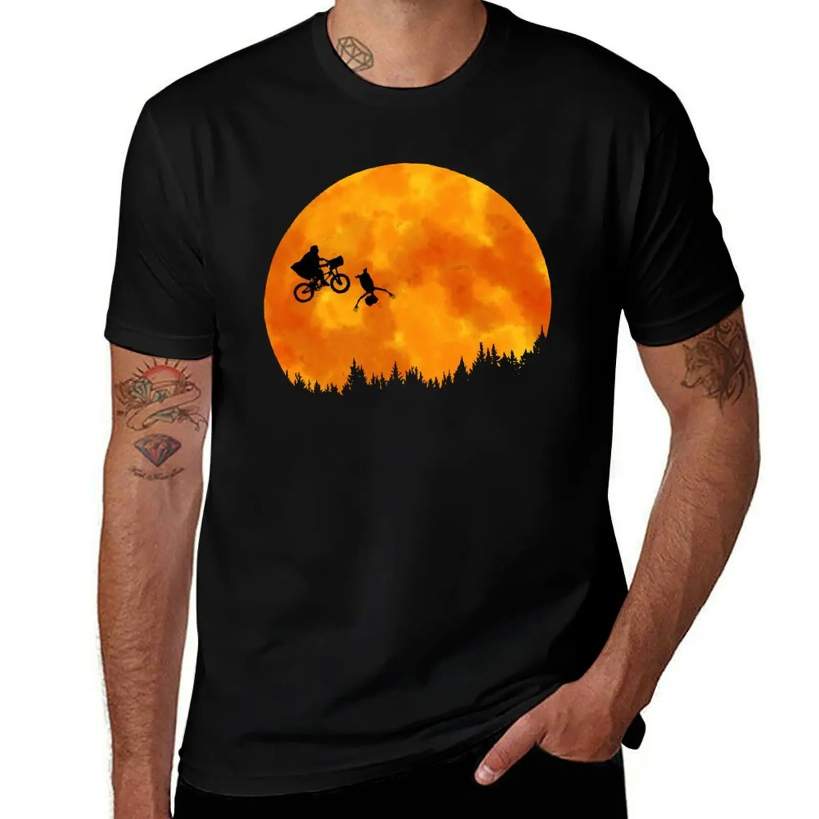 ET Elliot y E.T. Camiseta de Verano para Vacaciones