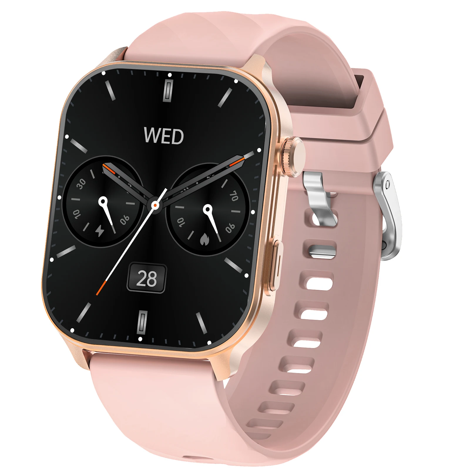 

Умные часы LC211 Luxury Fashion GPS с TFT-дисплеем 2,01 дюйма, функцией звонков по Bluetooth, мониторингом сна и пульса, водонепроницаемостью 1ATM, компасом, силиконовым ремешком