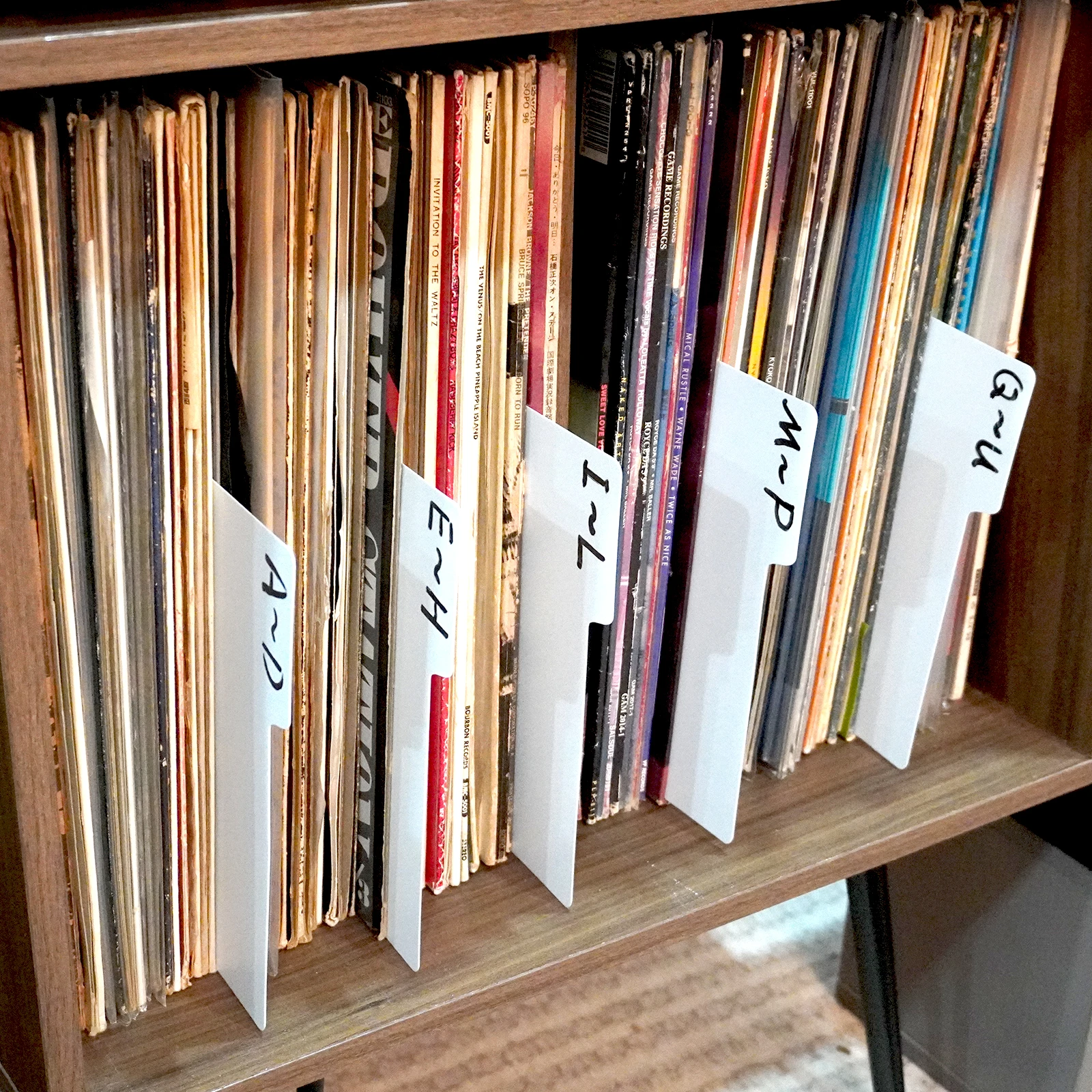 رائجة البيع 5 قطعة مؤشر الفينيل الأبيض العلامة EP فواصل الكتابة بلات مجلس بطاقة تصنيف مخصصة 7 بوصة لتقوم بها بنفسك فئة بطاقة البحث