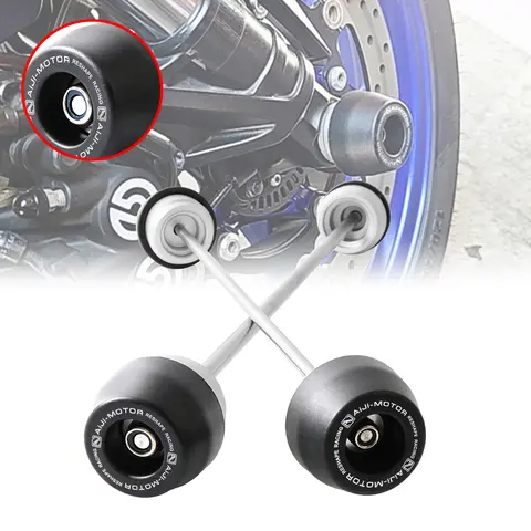 For Yamaha YZF-R3 R3 2015-2025 MT-03 MT03 2016-2025 Motorcycle Front and Rear Axle Sliders Wheel Protector