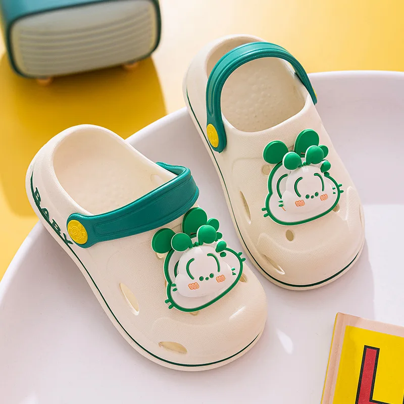 Bobdog-Sandalias antideslizantes para niños y niñas, zapatos de verano con dibujos animados, para viajes, novedad de 2024