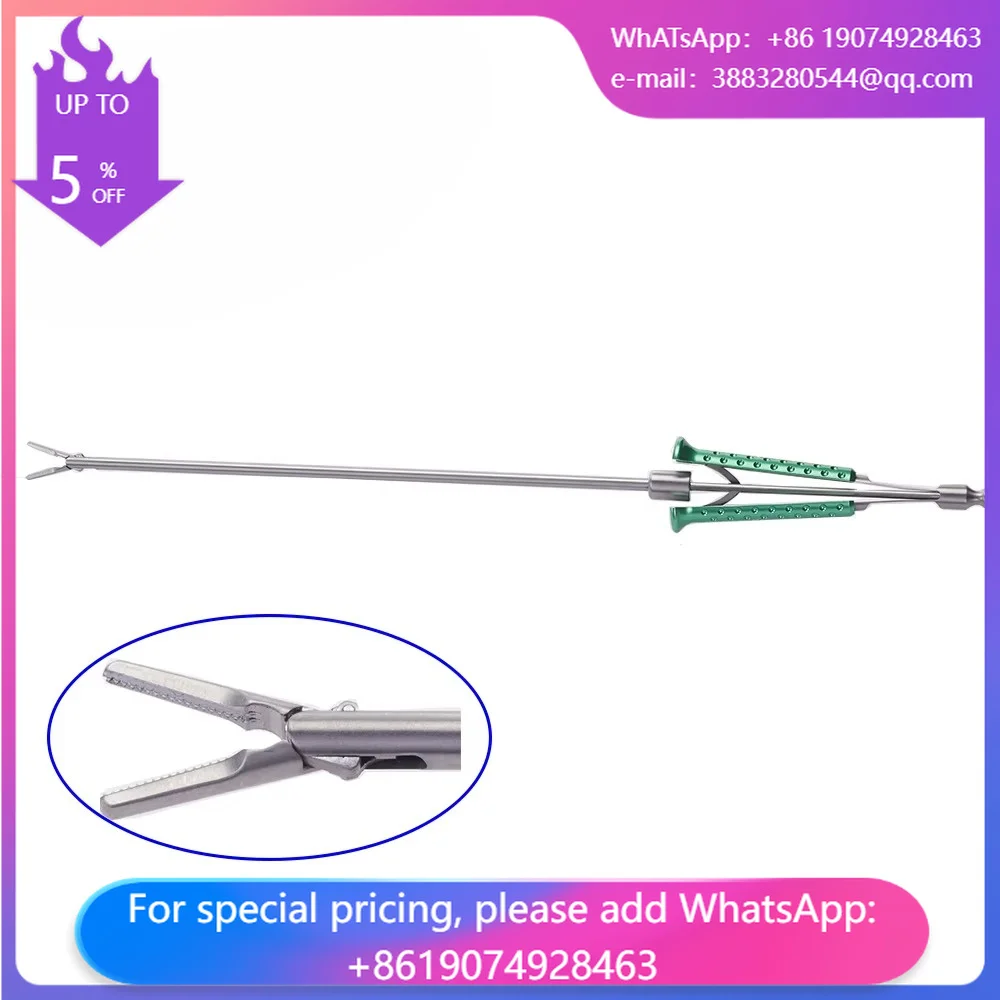 Thoracoscopy Surgery Tweezers & Forceps Pen Type Medical Grade Stainless Steel Manual Power Source Surgical Instruments