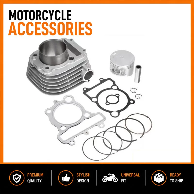70MM Bore Cylinder Piston Kit for YAMAHA XT225  TTR225 TTR 225 Motorcycle Engine Parts
