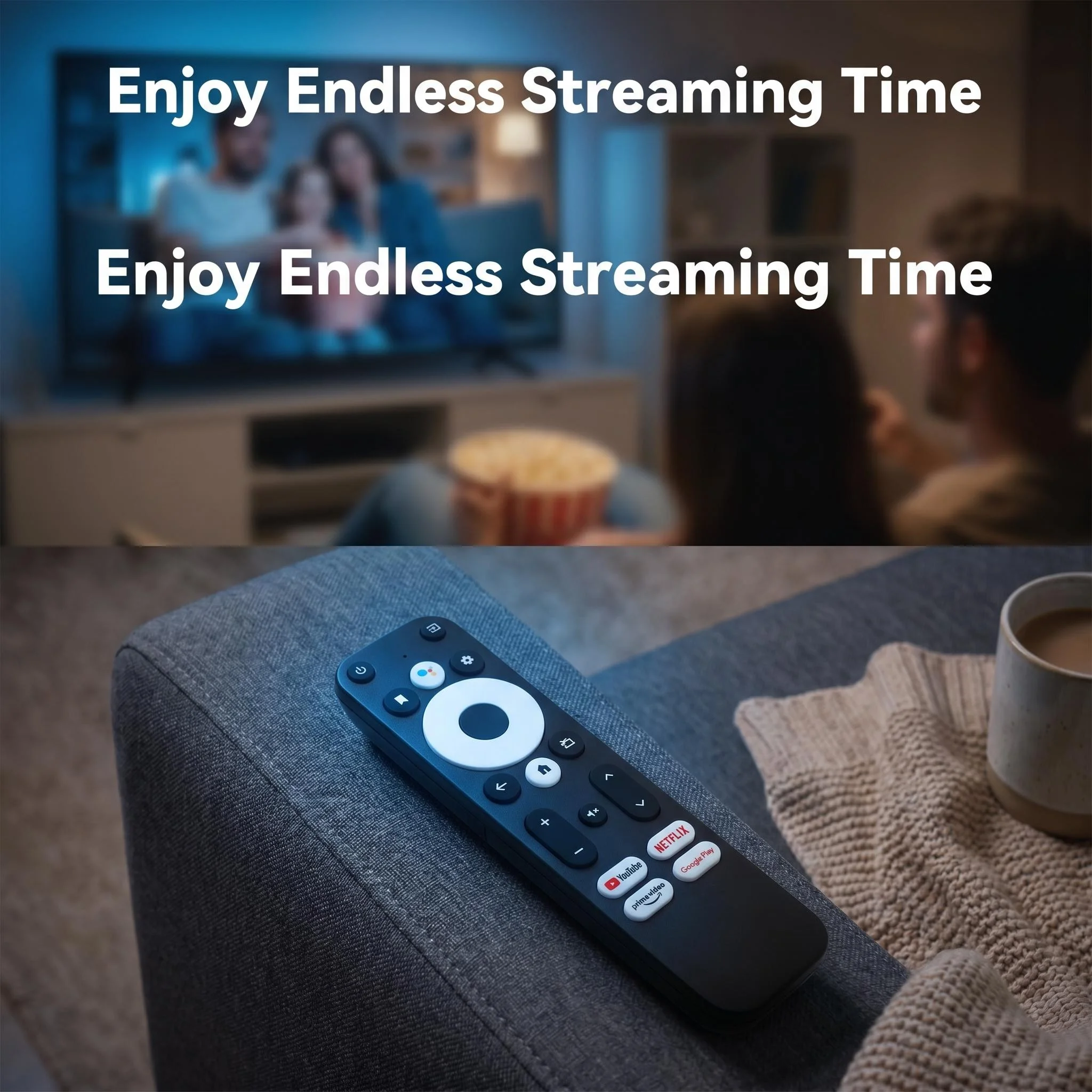 Pilot głosowy FAZV do Mecool KM2 KM2+ KM7+ KD3 Android 4K HDR Streaming Player TV Stick — zdjęcie produktu 5