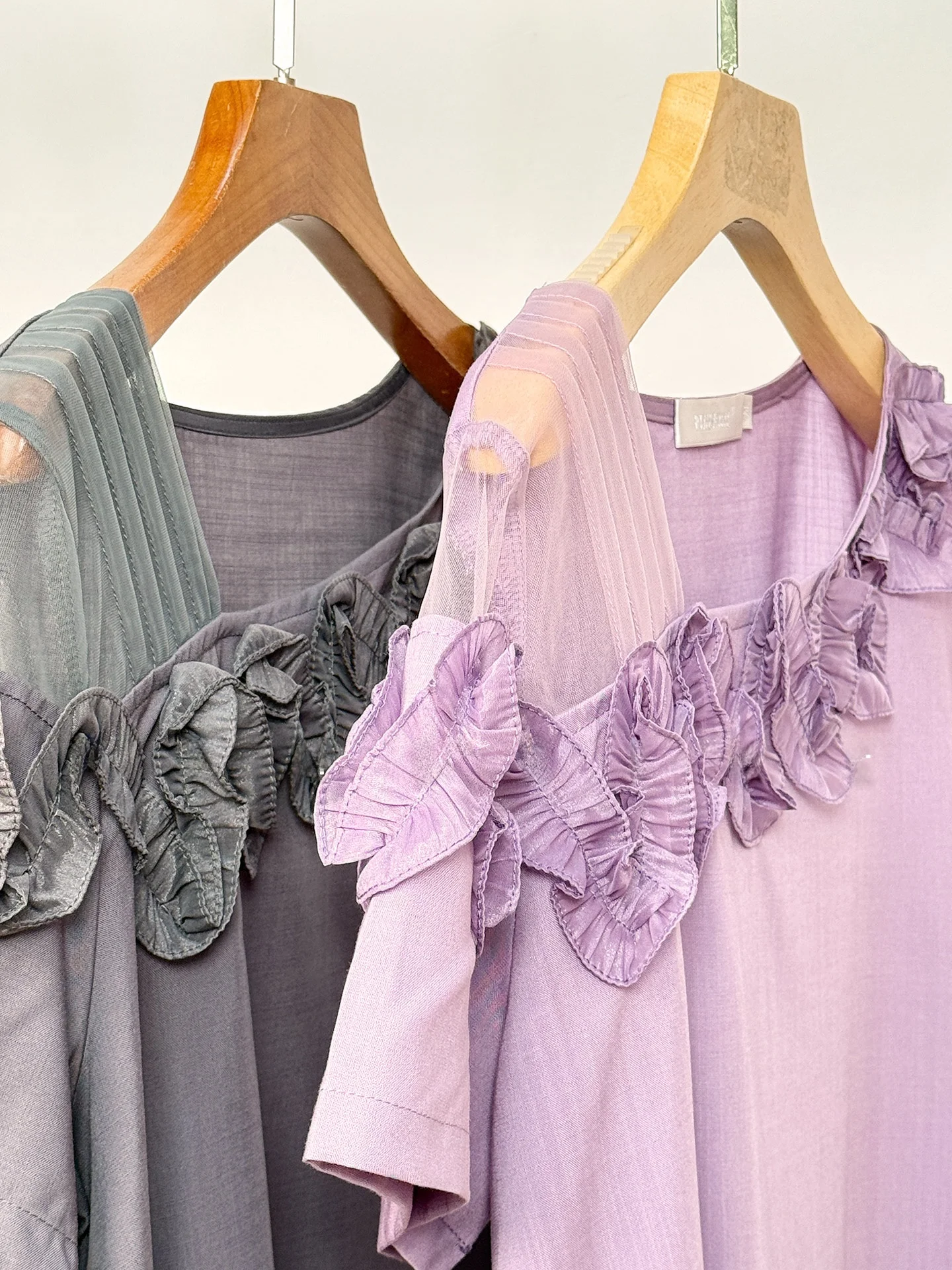 

Putherine Summer Vaion Paris Sle Floral Lace ort Sve Top Women's Cotton Breathable Loose Fit round Ne T-irt