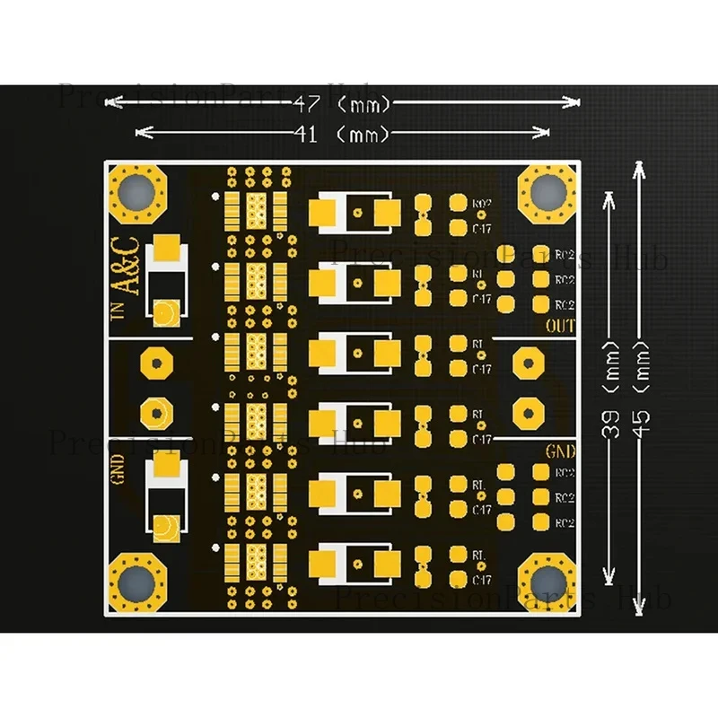 Nvarcher 6 parallel 3A LT3045 low noise linear regulated power supply module