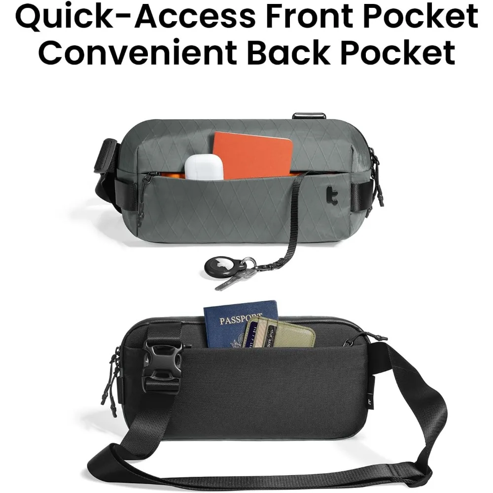 حقيبة كروس مدمجة EDC خفيفة الوزن للرجال والنساء للاستخدام اليومي