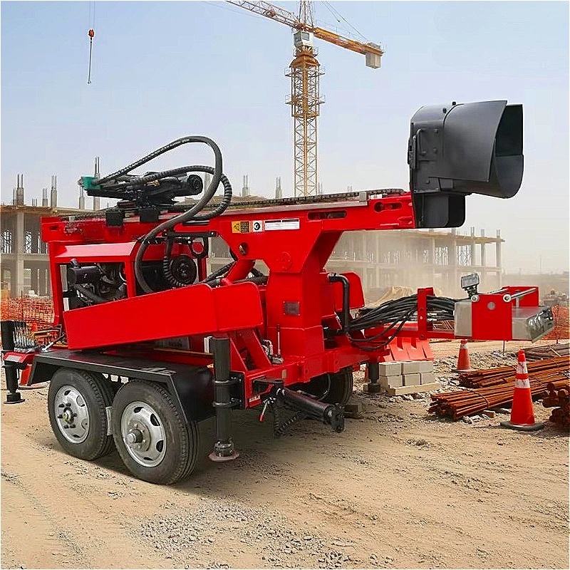 DTH Drill Rig Crawler Mounted for Mining Exploration Deep Hole Blasting Rock Piling Customized Design Heavy Duty Machine Price