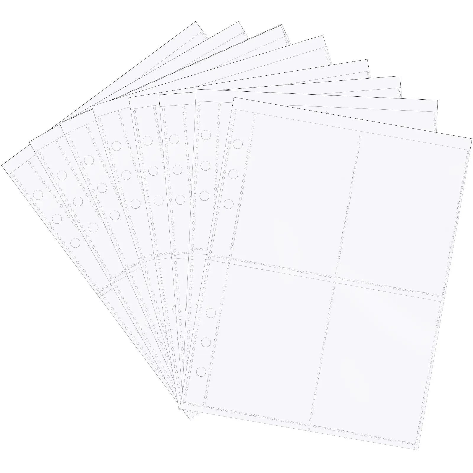 

50Pcs Clear Card Sleeves Binder Pages Card Pockets Protective Covers for Trading Cards Photo Album A5 Sheets