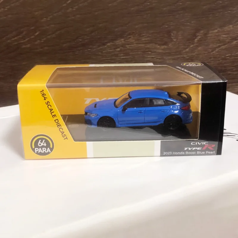 دييكاست 1:64 مقياس سبيكة سيفيك FL5 Type-R نموذج سيارة رياضية المنتج النهائي محاكاة لعبة جمع هدية حلية ثابتة