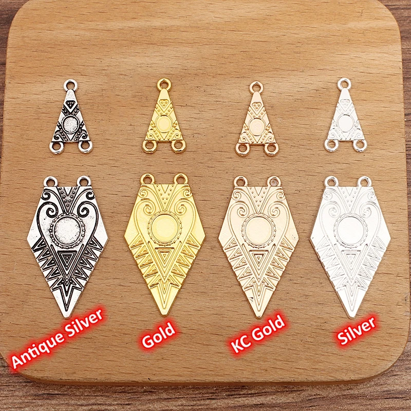 BoYuTe New Arrive Alloy Blank Pendant Base Handmade Materials Diy Jewelry Accessories Factory Wholesale