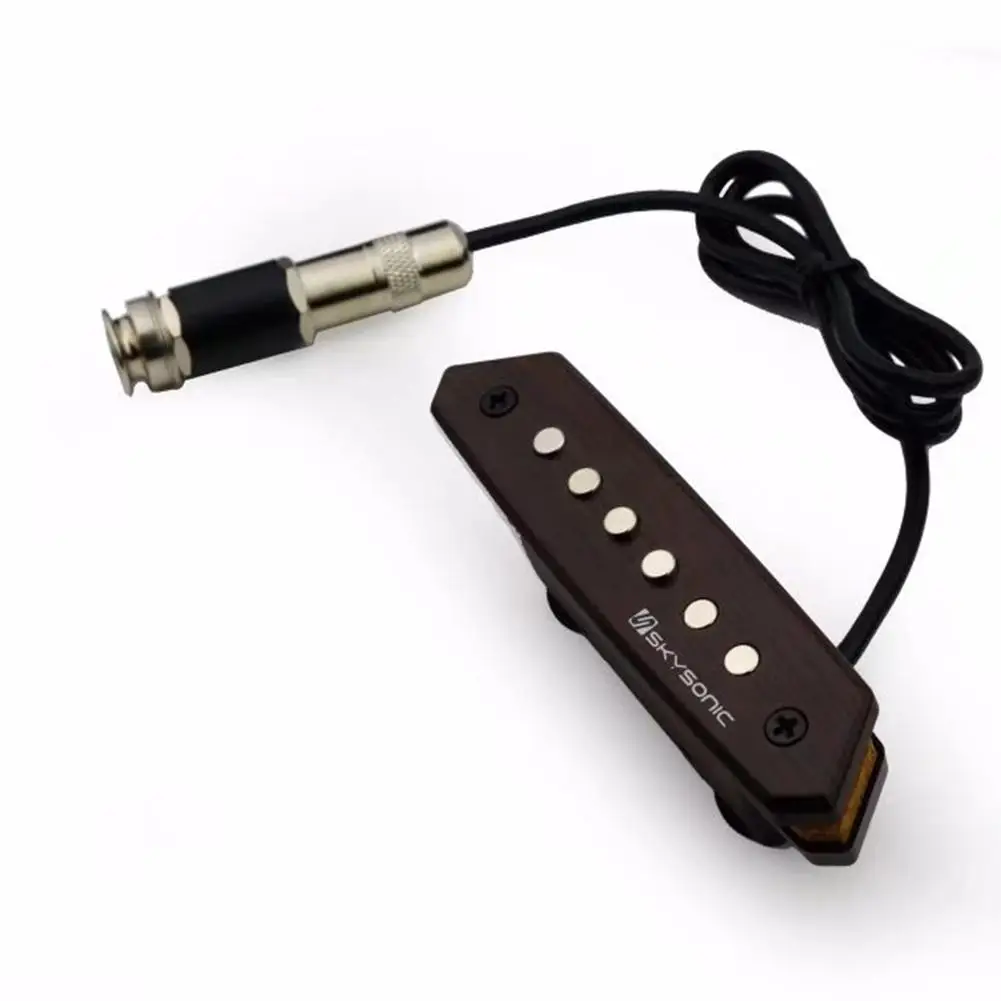 

Skysonic Guitar Pickup Passive Acoustic Guitar Soundhole Pickup Humbucker A-810 With Tone Colour Volume Control Guitar Accessory