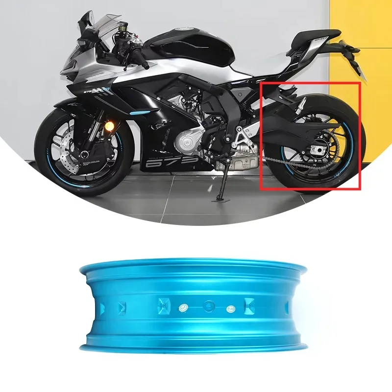For CFMOTO 675SR-R Front And Rear Rim Assembly Motorcycle Accessories CF Moto 675SR Wheel Hub Cast Alloy Rim Moto Parts
