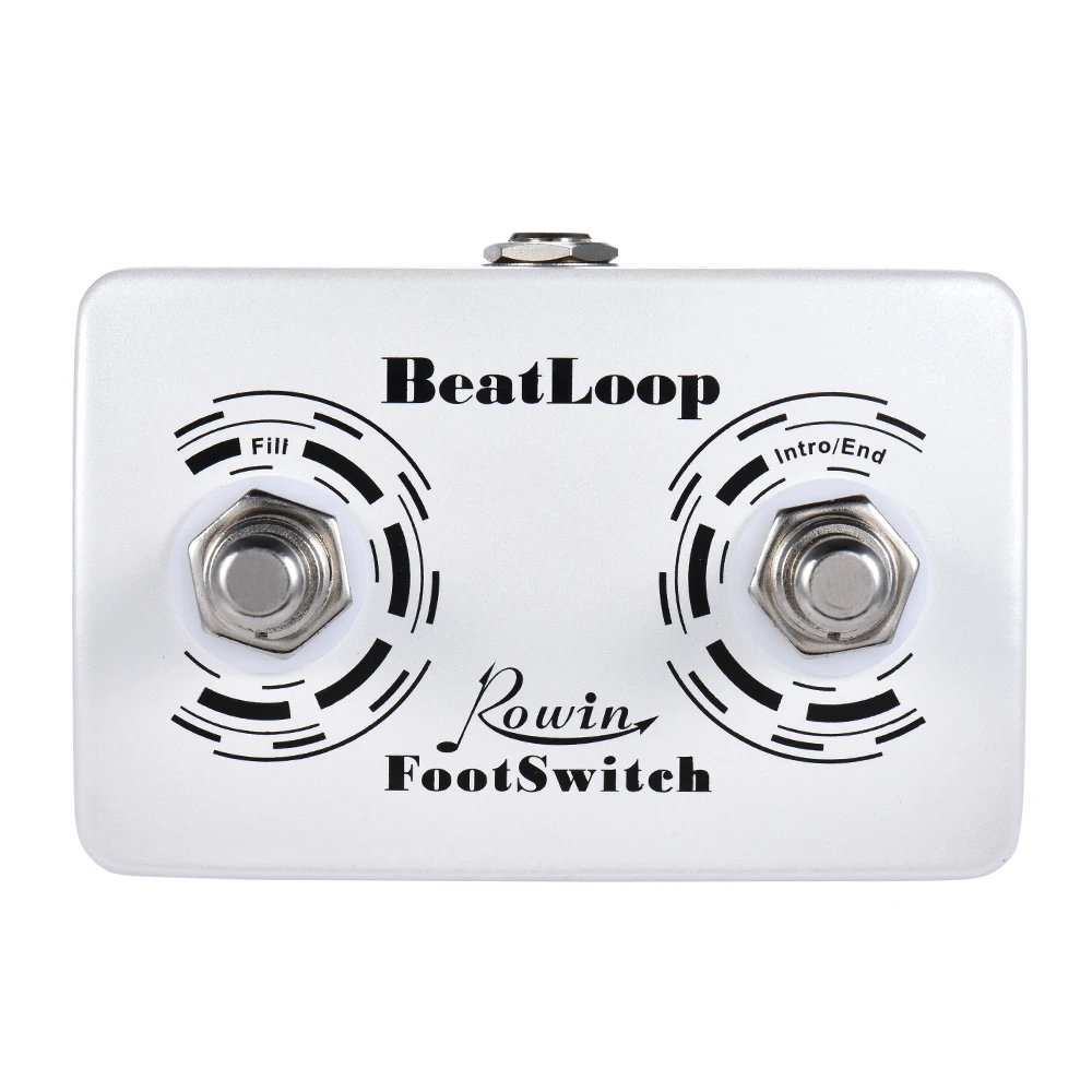 Rowin BeatLoop Dual Footswitch Foot Switch Pedal for Rowin BEAT LOOP Recording Effect Pedal with 6.35mm Cable