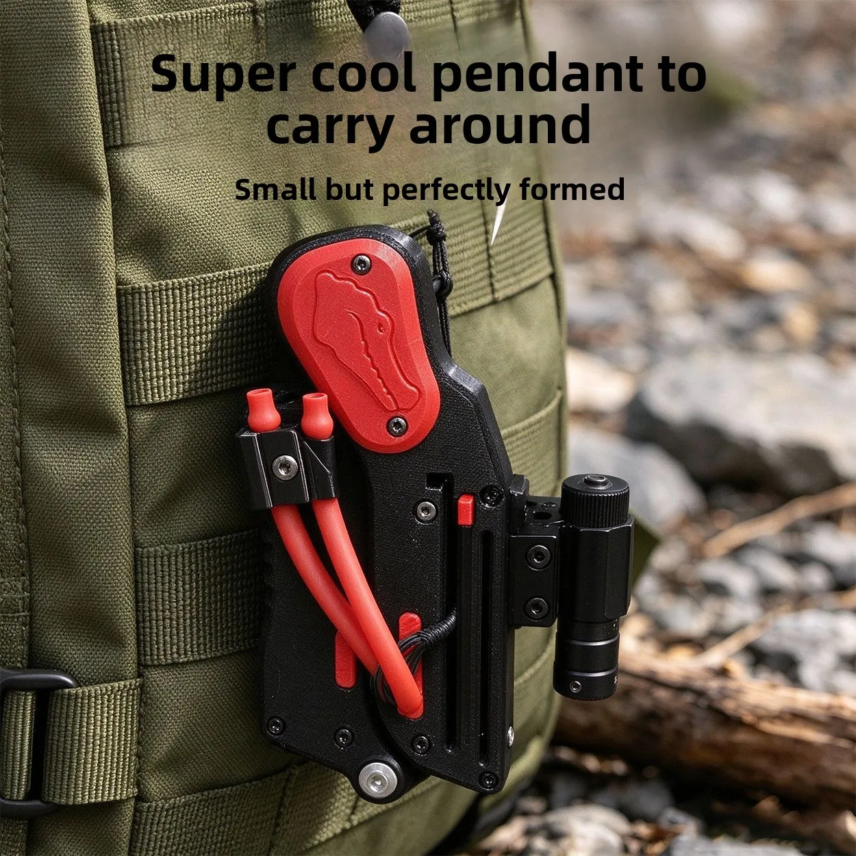 Mini Folding SLINGSHOT Magic MagaPivot Card Elastic Pocket Stress Relieving Toy Portable Slingshot Gift Giving 3D PRINT PLASTIC