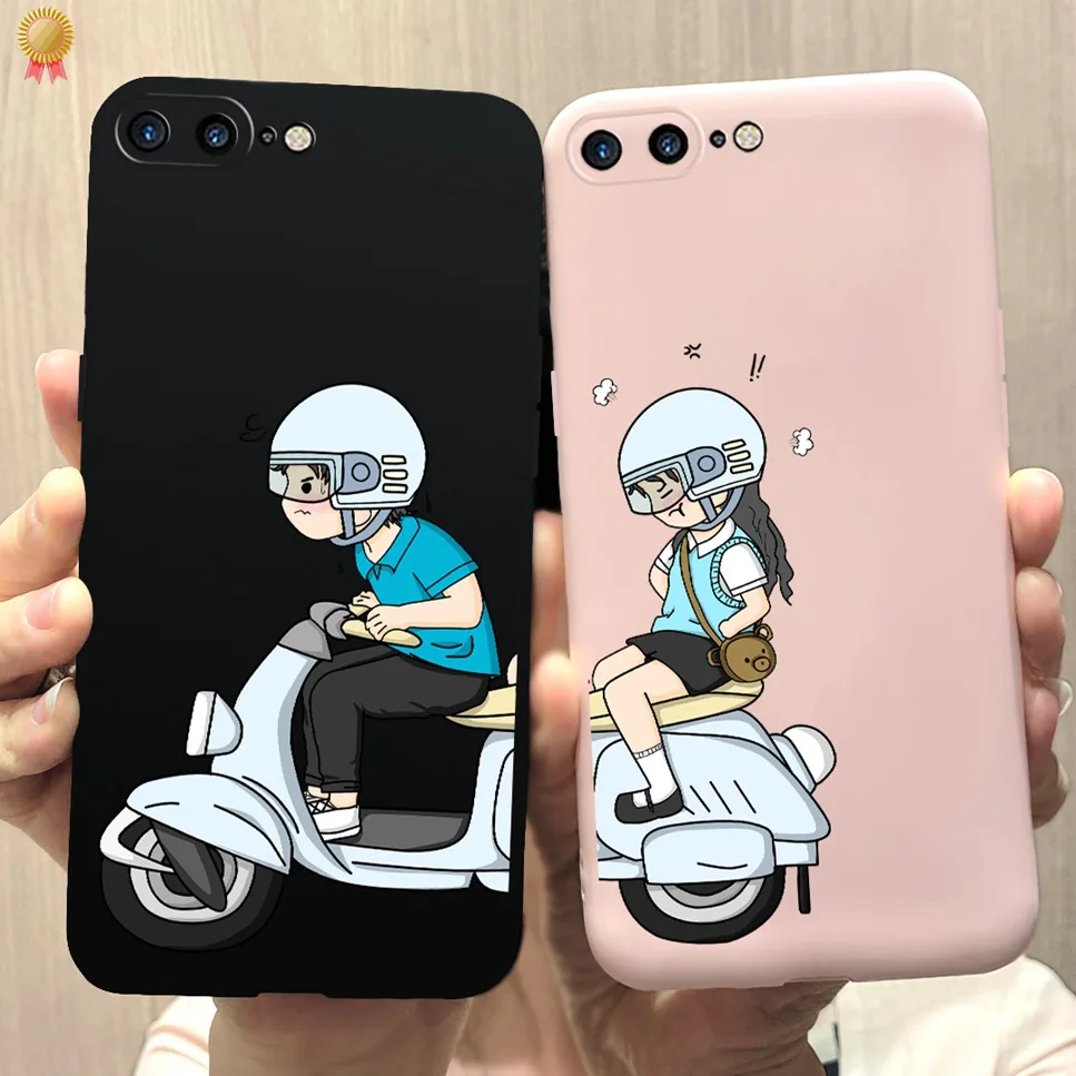 آيفون 7 Plus 7 Plus حالة لطيف فراشة سوداء سيليكون للصدمات كابا ل IPhone7 فوندا آيفون 7 Plus 7 Plus الهاتف قذيفة #3