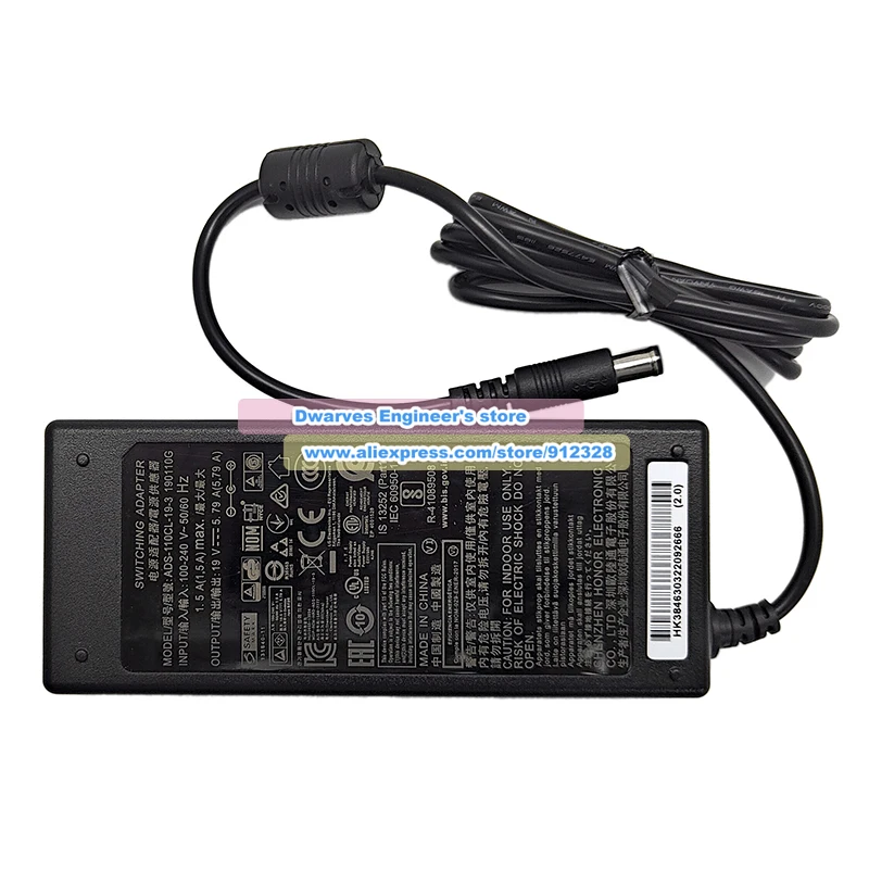 Genuine ADS-110CL-19-3 190110G 19V 5.79A AC Adapter EAY63032202 Power Supply 110W For LG MONITOR 34UM88p 34UM95-C 34UC88 34UC97C