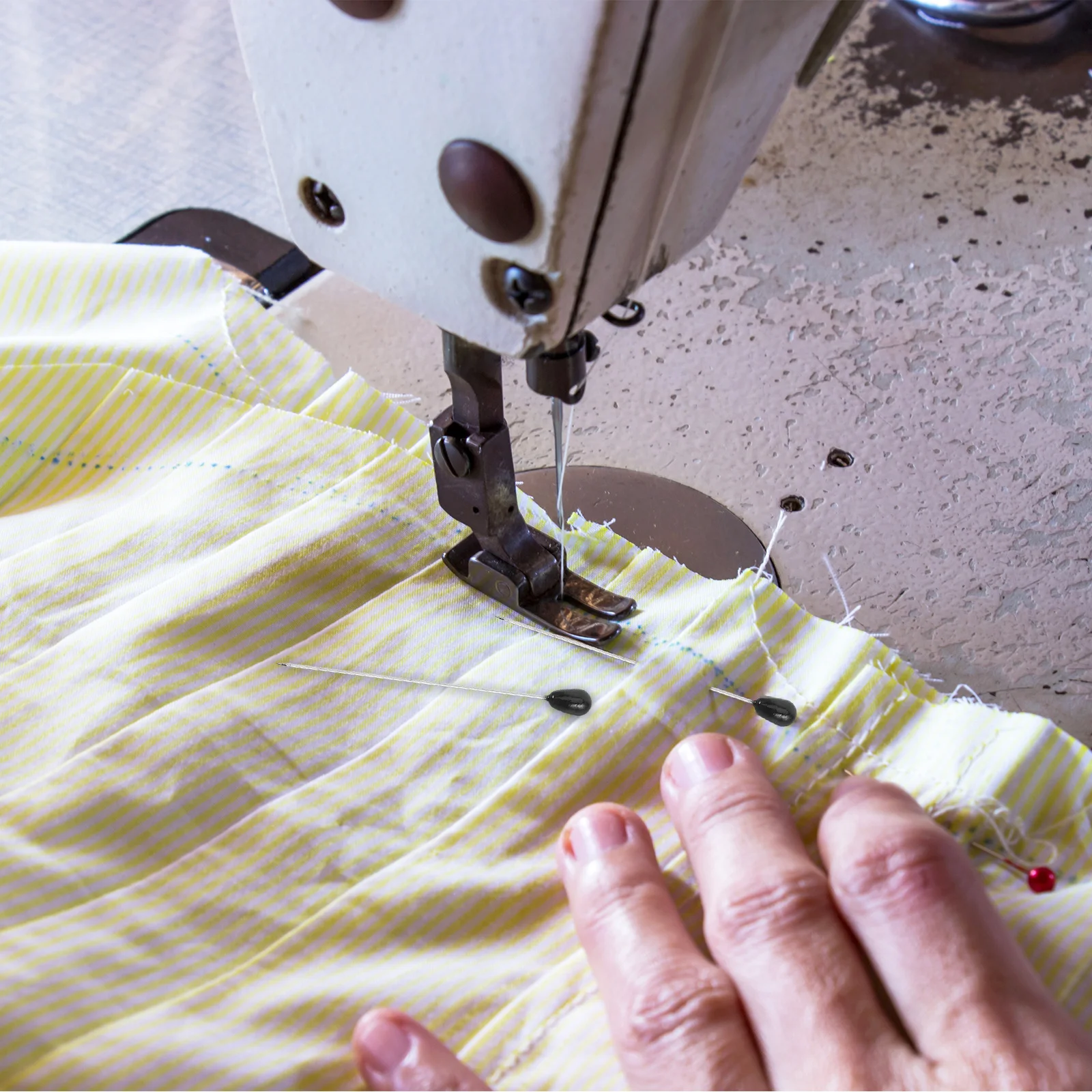 

100Pcs Decorative Teardrops Pearlescent Pins Sewing Quilting Craft Projects Unique Reduces Scratches