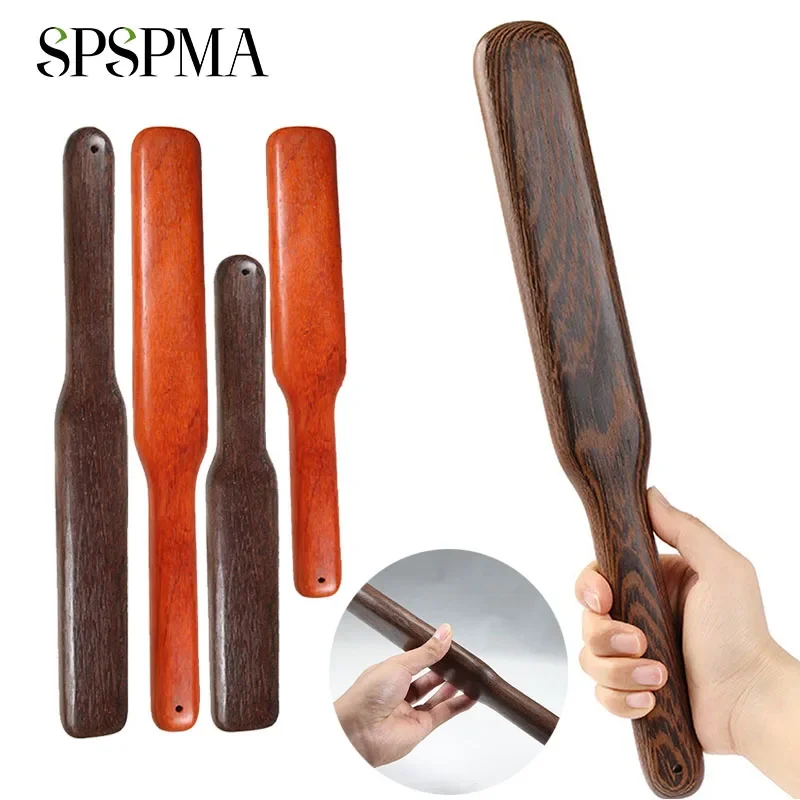 1Pcs Wood Therapy Massage Tools,Massage Stick, Wood Stick for massagea, Double Row Treatment Tool for Scraping hind Legs