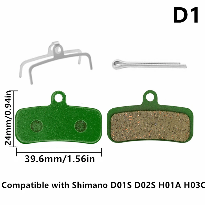 1 Pair Ceramic MTB Hydarulic Disc Brake Pads Road For Shimano SRAM Magura Durable & Reliable Performance Cycling Accessory