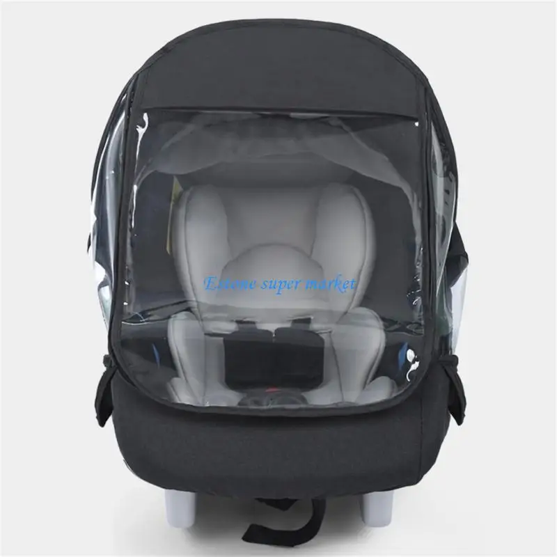 090B Universal Car Rain Cover Baby Carriers Raincover Car