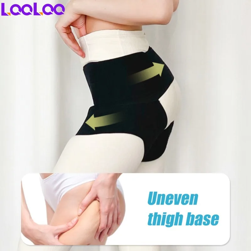 1Pcs Hip Thigh Support Brace Groin Compression Wrap for Pulled Groin Sciatic Nerve Pain Hamstring Injury Recovery and Rehab