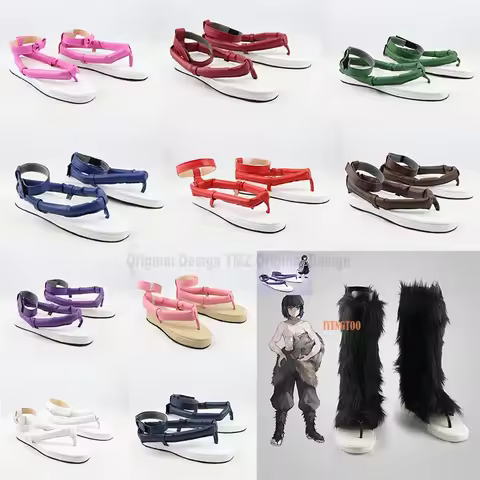 Kimetsu Demon-Slayers Kanroji Mitsuri Tomioka Giyuu Agatsuma Zenitsu Kamado Nezuko Costume Prop Cosplay Shoes Boots