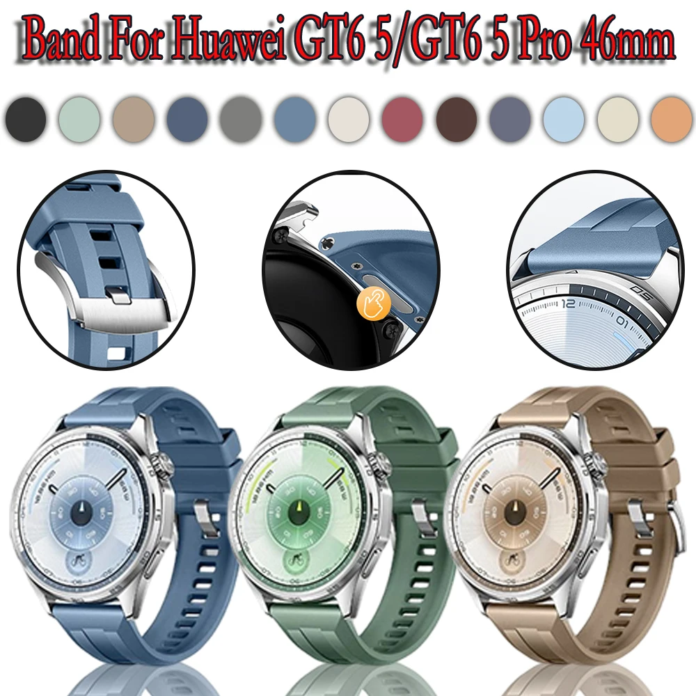 22 مللي متر الفرقة لهواوي GT6 46 مللي متر الأصلي الرسمي الصحافة الإفراج السريع الفرقة لهواوي GT6 5/GT6 5Pro 46 مللي متر Ultiamte العالمي حزام