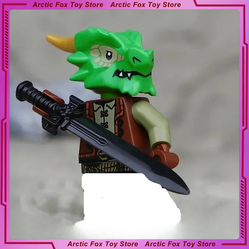 

5cm Green Dragon Man Anime Figure Pripheral Action Figure Decorate Model DIY Undead Knight Toys for Children Gifts Toys Kids